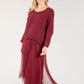 Knit Pop Over Tulle Dress