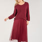 Knit Pop Over Tulle Dress