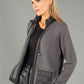 Jacquard Knit Zip Jacket