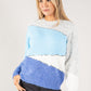 Colour Block Sequin Knit Jumper