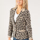 Single Breast Soft Leo Print Blazer