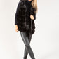 Faux Fur Sleeveless Coat