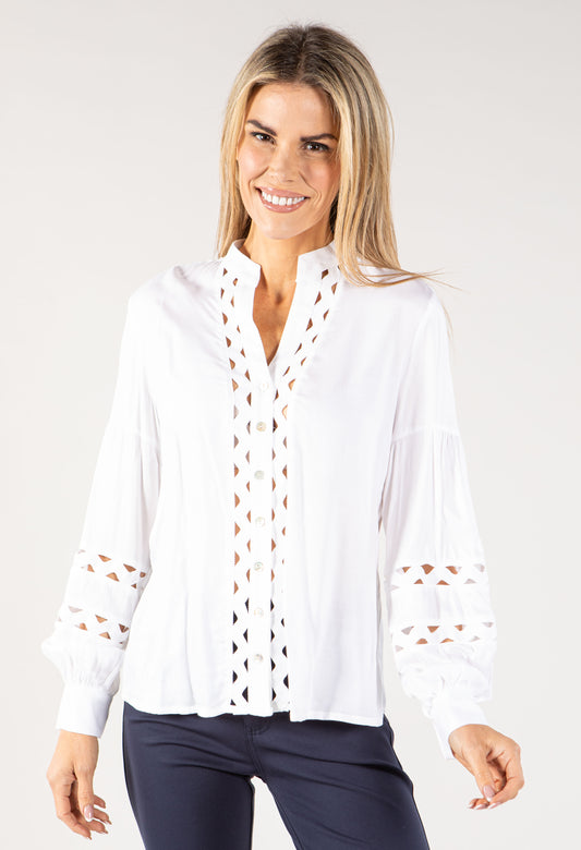 Cut-out Detail Shirt