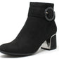 Faux Suede Ankle Boot