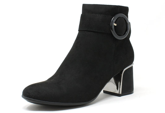 Faux Suede Ankle Boot