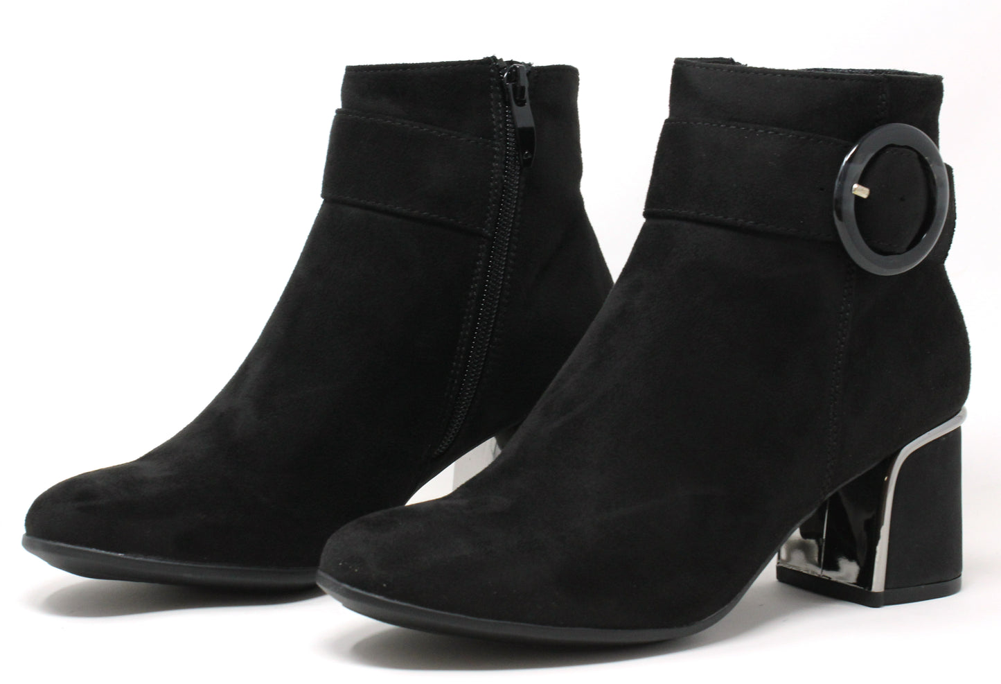 Faux Suede Ankle Boot