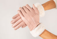 Fur Trim Gloves