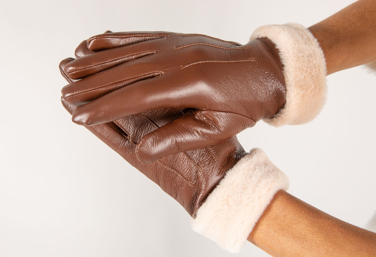 Fur Trim Gloves