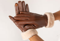 Fur Trim Gloves