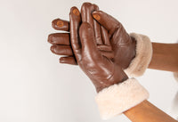 Fur Trim Gloves