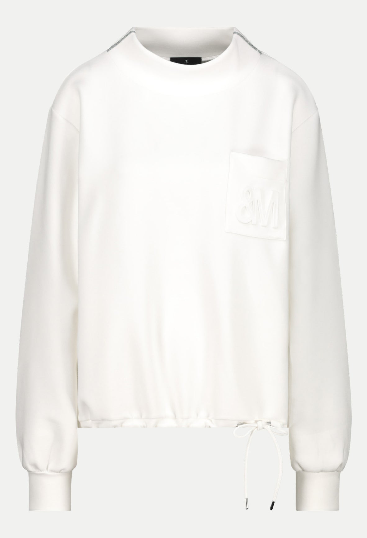 Soft Feel Tie Hem Sweatshirt