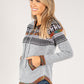 Nordic Style Hooded Pullover