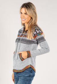 Nordic Style Hooded Pullover