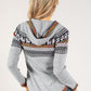 Nordic Style Hooded Pullover