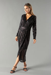 Tulip Style Sequin Dress