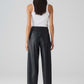 Tapered trousers MARUTO Relaxed in leather look