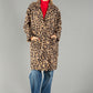 Leopard Print Boucle Coat