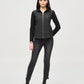 Sporty Sequined Zip Sweatshirt Style