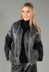 Sequin Quilted Jacket