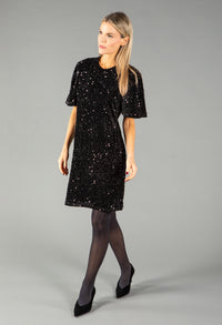 Velvet Sequin Dress