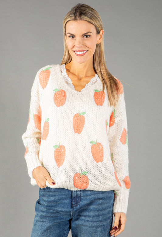 Apple Knit Pullover