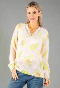 Avocado Knit Pullover