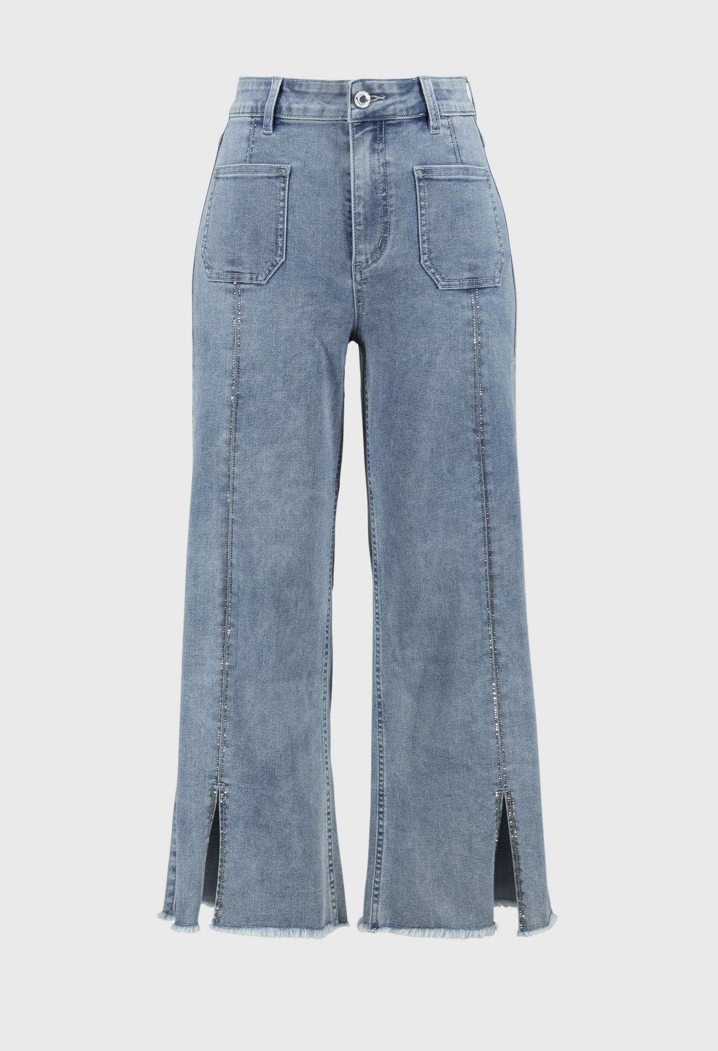 High Waist Cropped Jeans