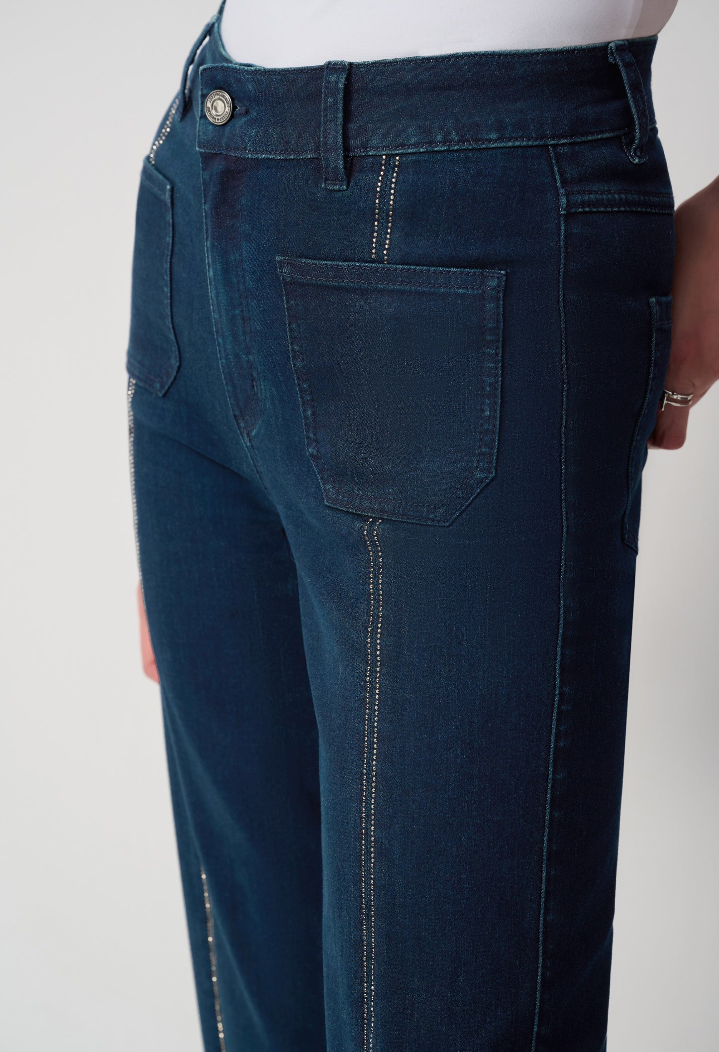 High Waist Cropped Jeans