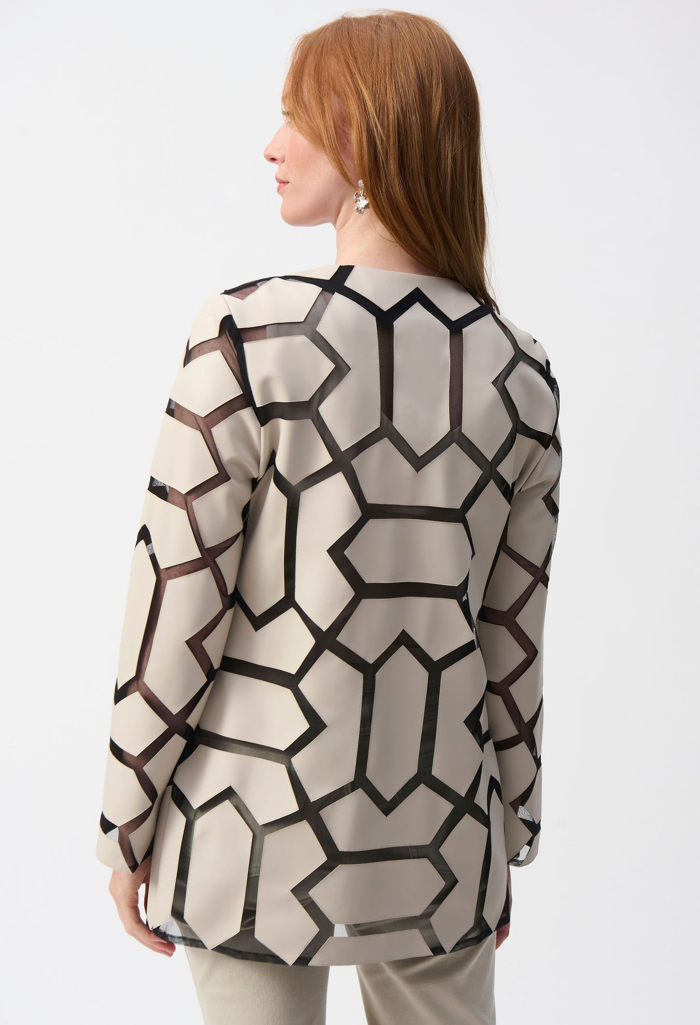 Geometric Design Blazer