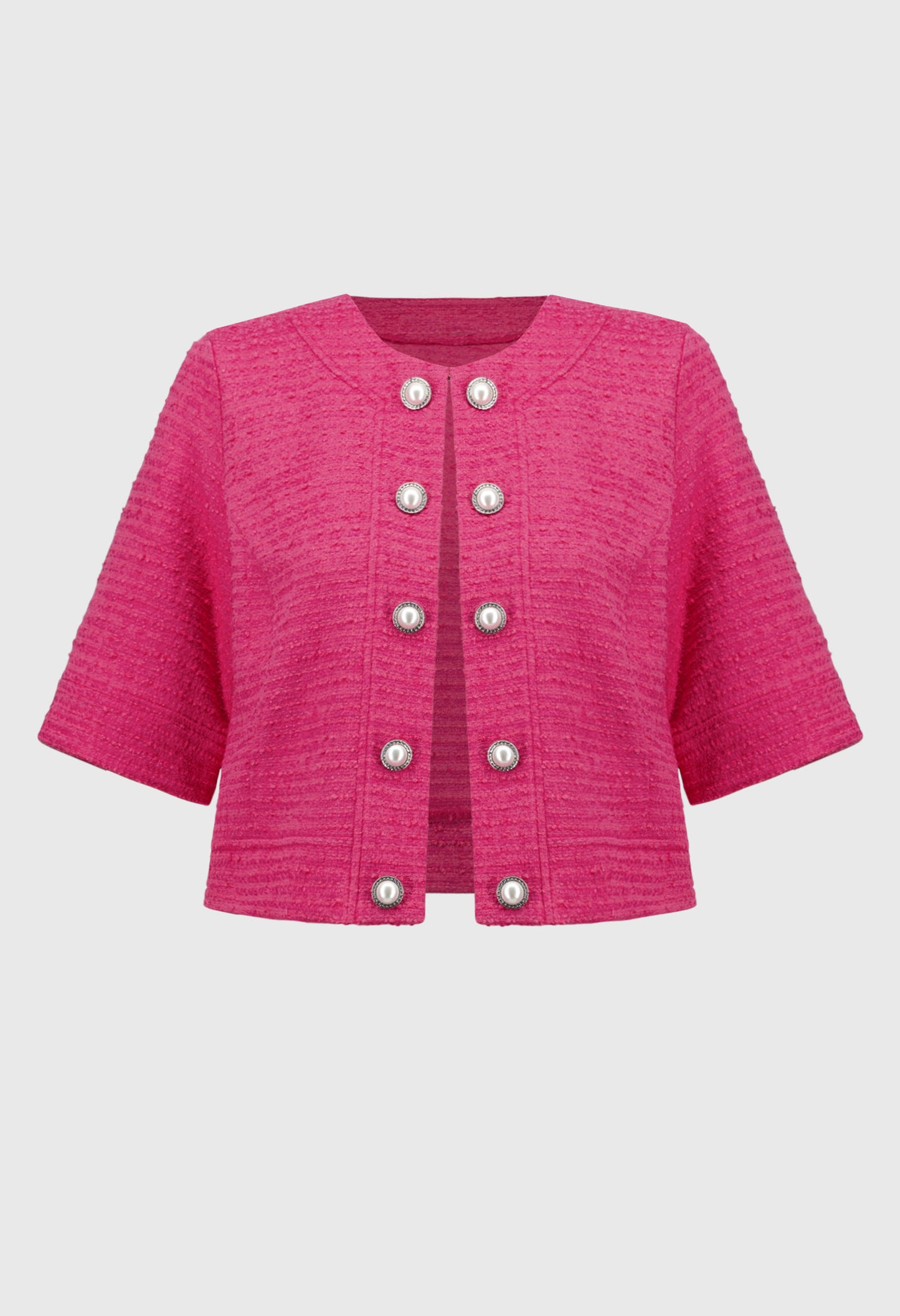 Bouclé Cropped Jacket