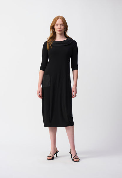 Midi Shift Dress With Pockets