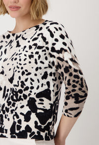 Leopard Print Knit Jumper