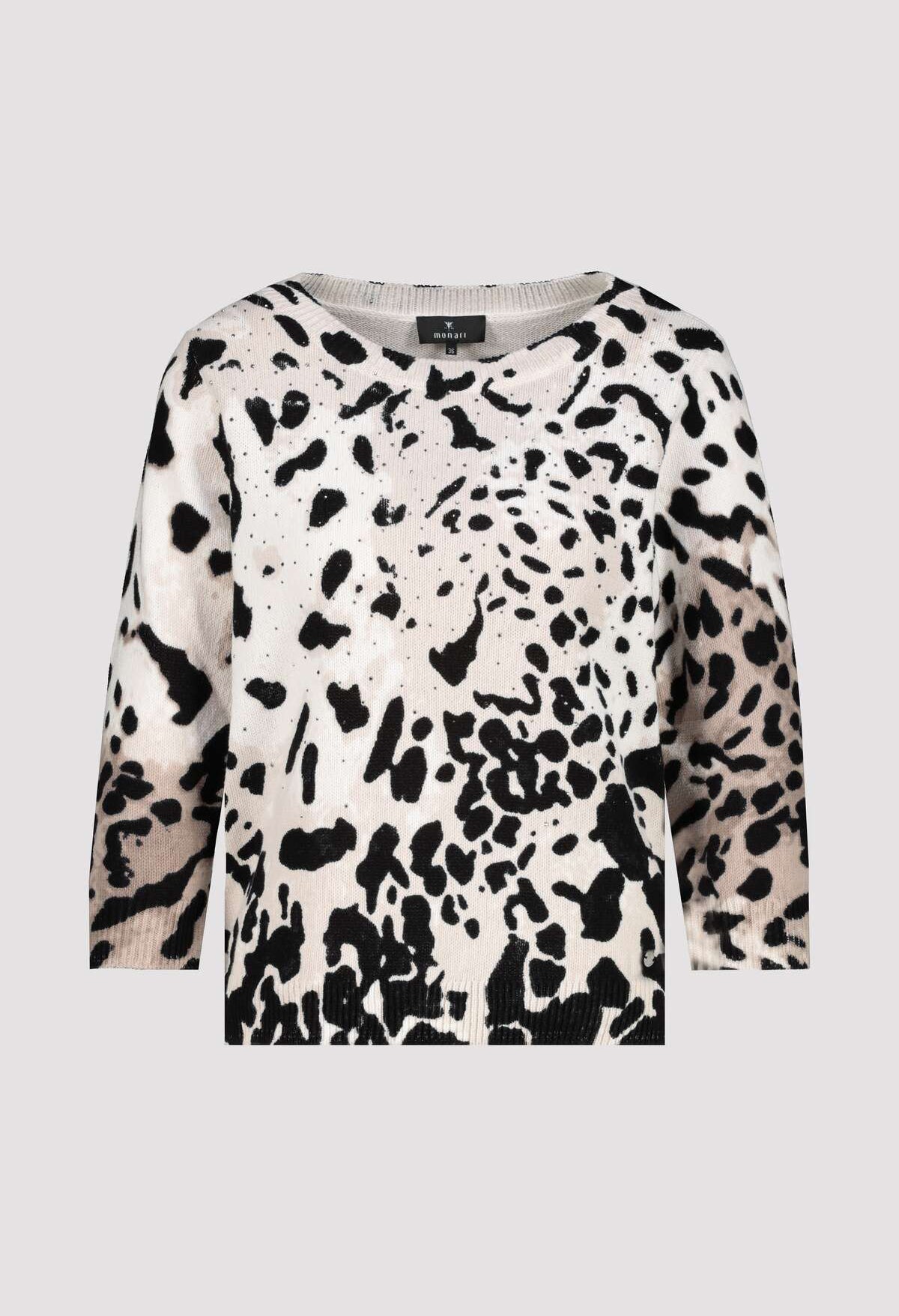 Leopard Print Knit Jumper