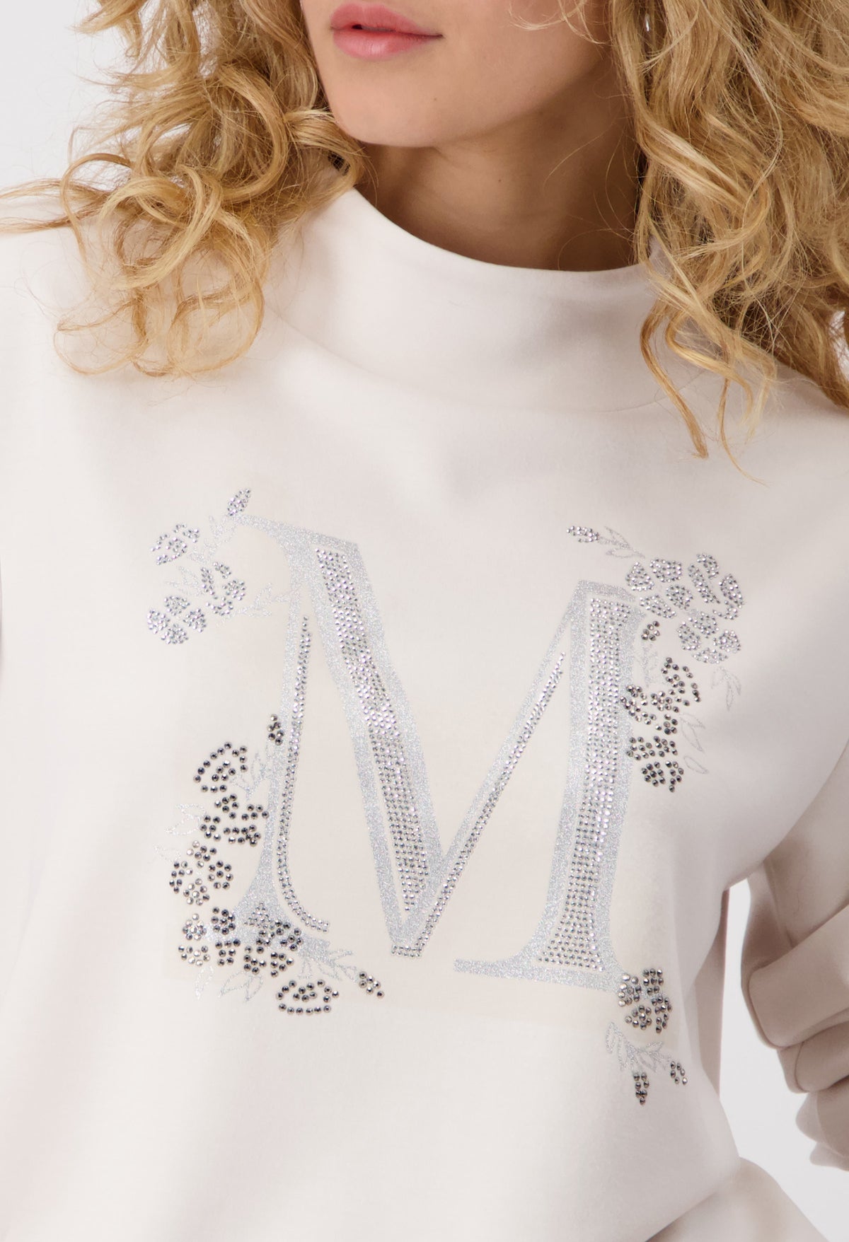 Tie Waist Diamante Detail Sweatshirt