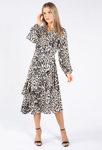 Leopard Wrap Dress