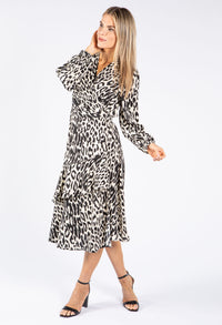 Leopard Wrap Dress